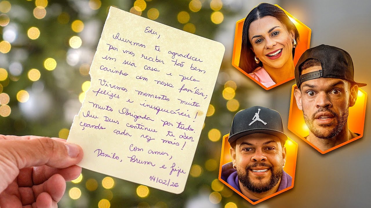 BRUNA DEIXOU UMA CARTINHA PRA MIM