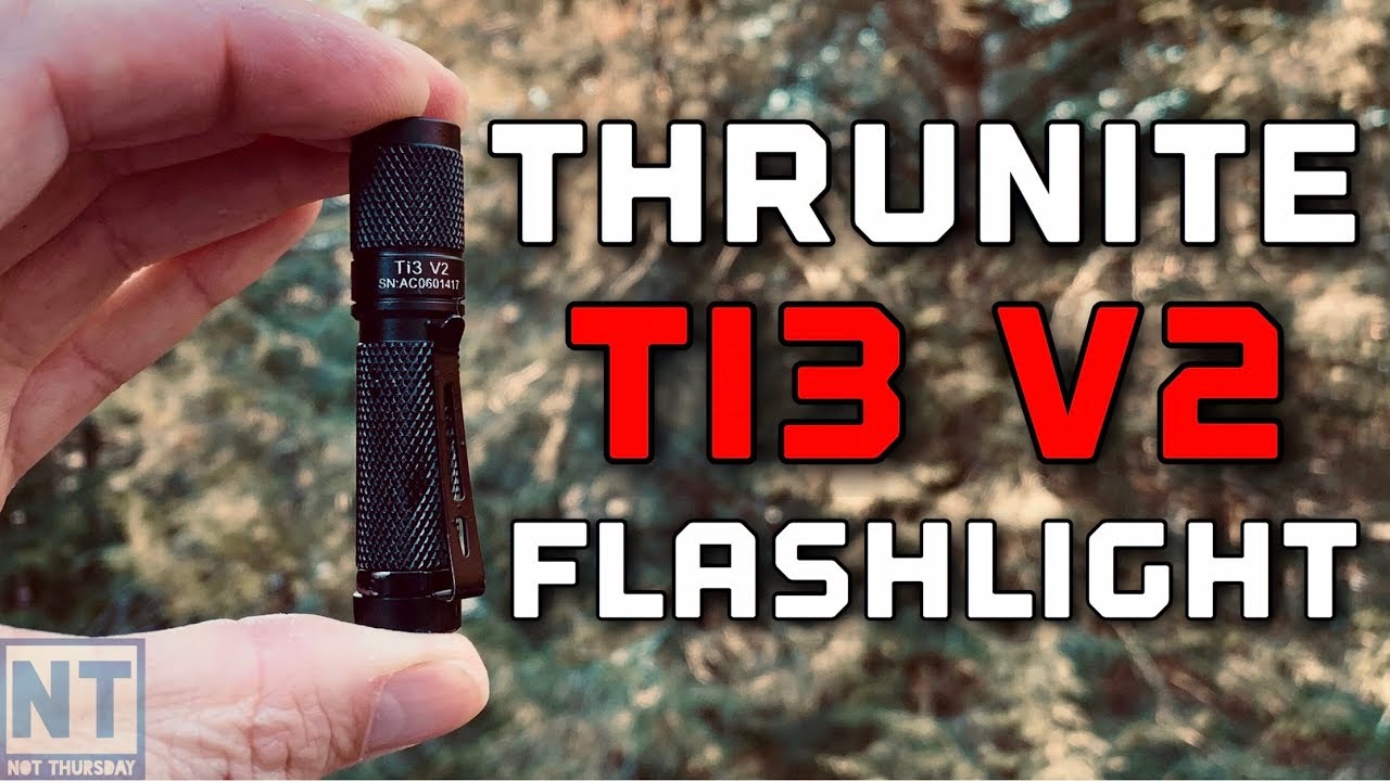Thrunite TI3 V2 Flashlight review 120 lumens AAA cell mini bright