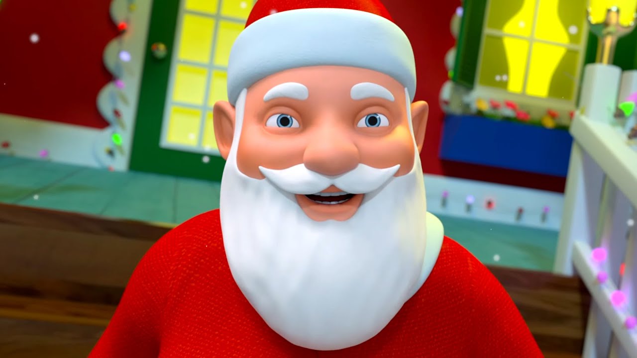 Jingle Bells | Christmas Song for Kids | Santa and Friends Sing Along