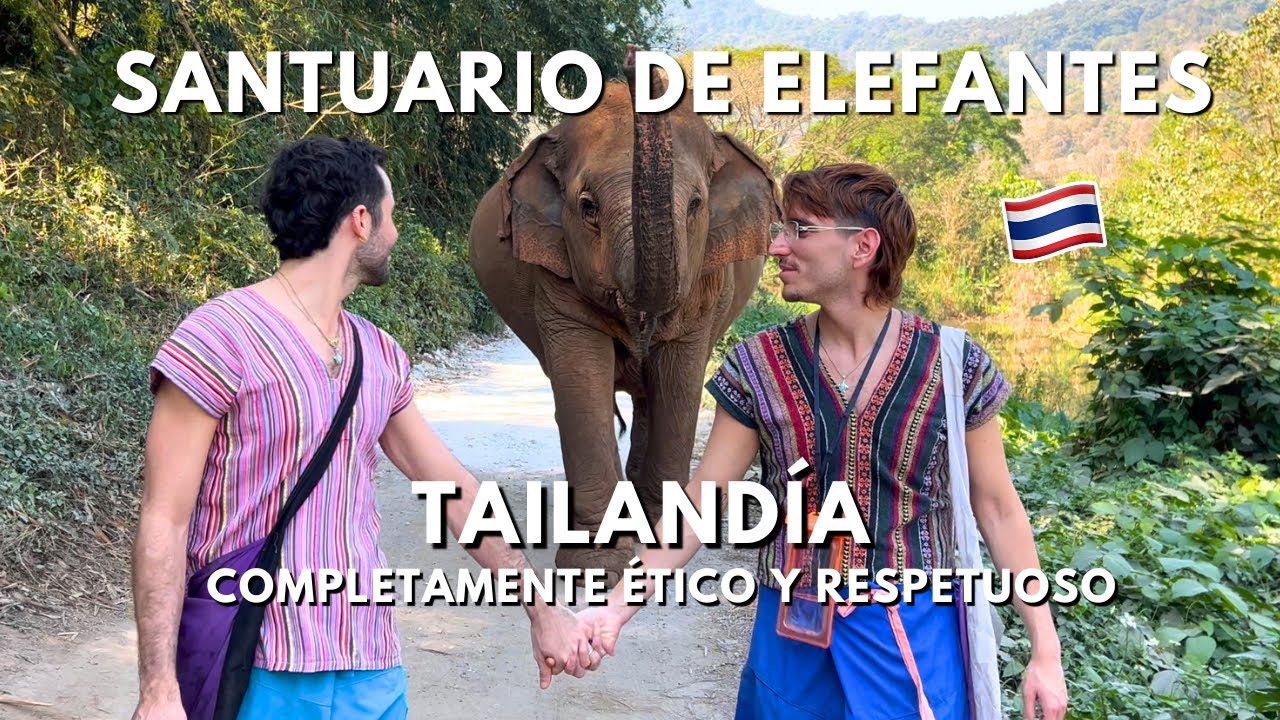 EL MEJOR SANTUARIO ÉTICO DE ELEFANTES EN TAILANDIA | HAPPY ELEPHANT HOME 🇹🇭🐘 | David y Sergi