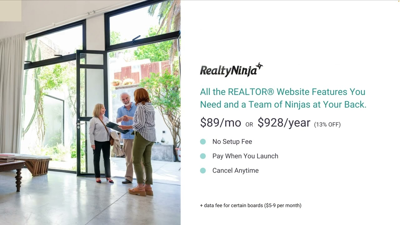 RealtyNinja Website Demo Webinar (Recording)