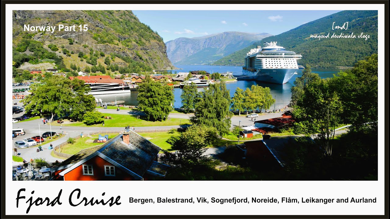 Fjord Cruise I Norled Cruise I Bergen I Sognefjord I Flåm I Norway Part 15