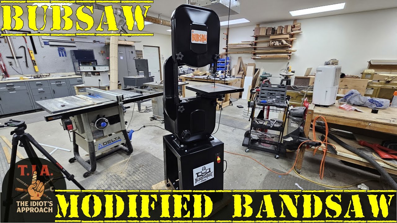 The Bubsaw - Modifying a 14inch Band Saw