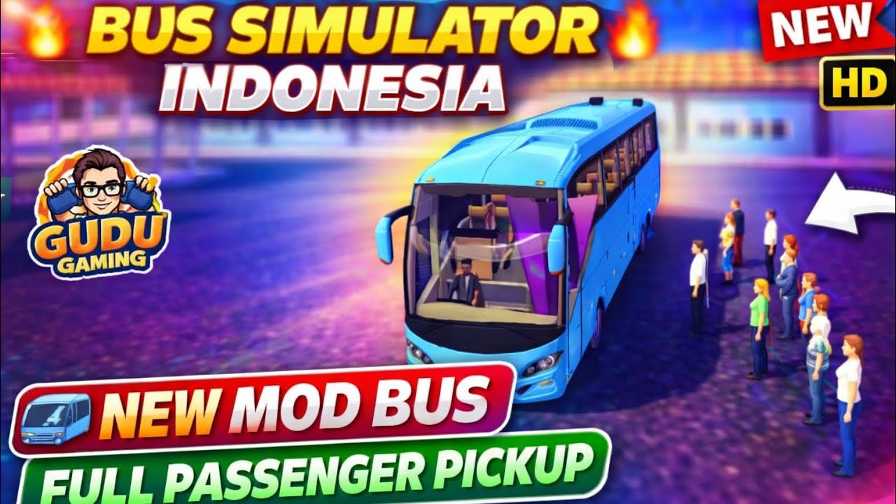 Bus Stop Full Passenger Pickup 😱 NEW BUS MOD | Mod Bus Driving 🚍 Realistic Gameplay | #gaming 