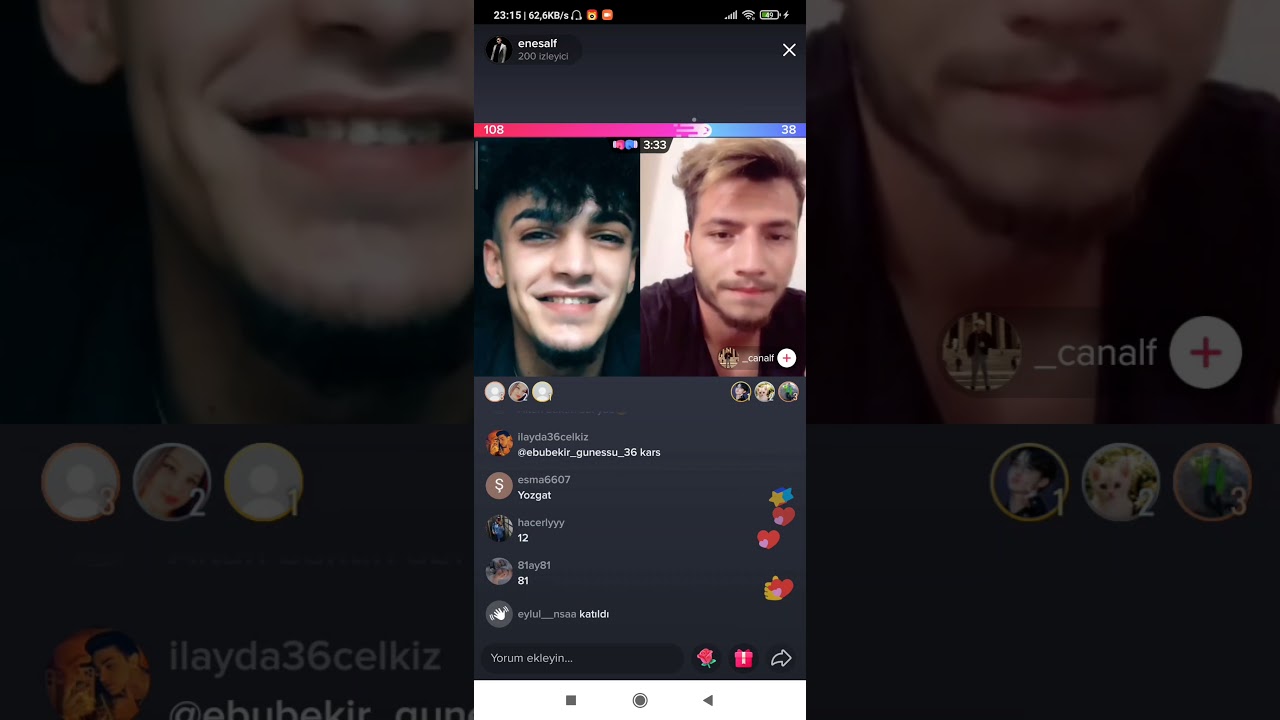 EnesAlf TikTok Canlı Yayını