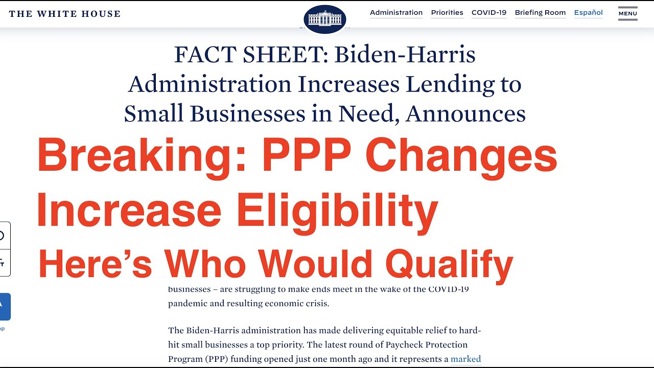 Breaking: New PPP Rules Will Increase Access To More Small Business Owners