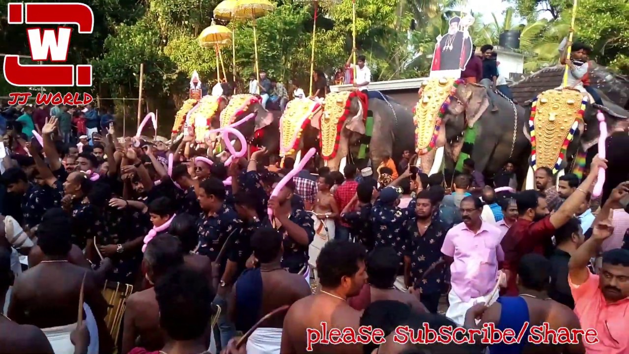 Pengamuck Perunnal | Super Melam | Cherpulassery Ananthapadmanabhan| Amazing closing Chenda Melam