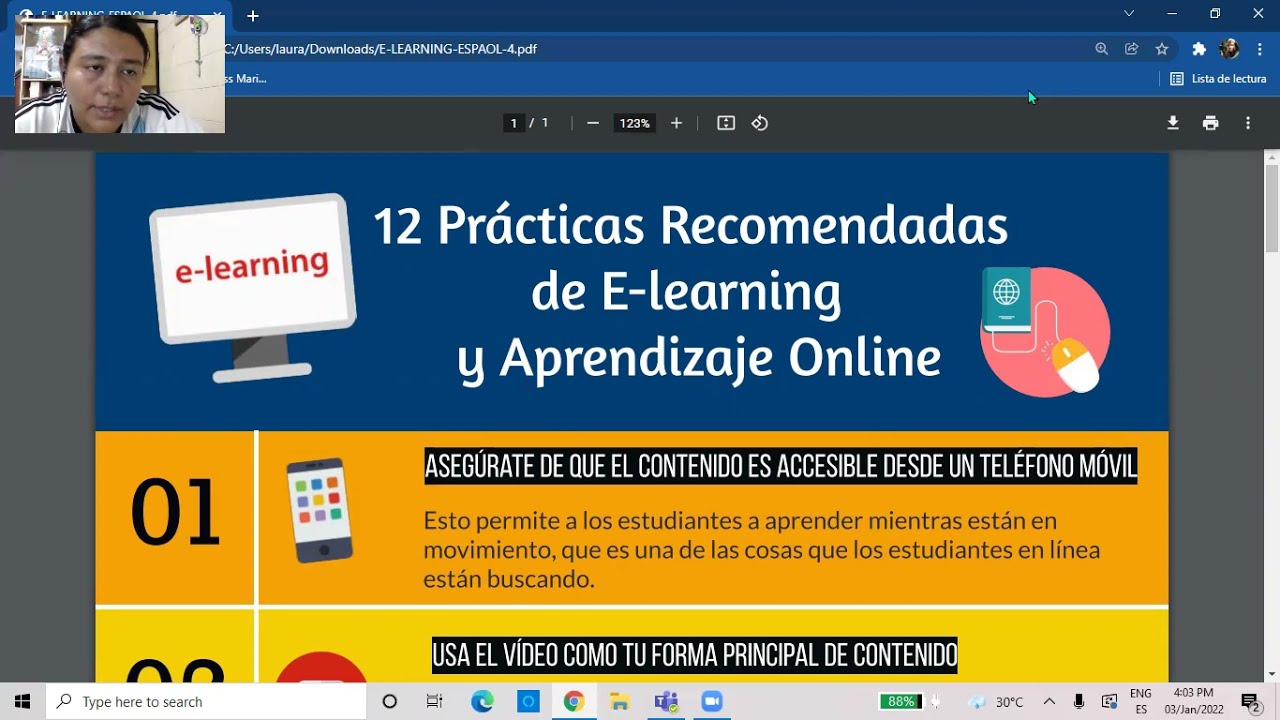 12 Pr&aacute;cticas recomendadas de E learning  y aprendizaje online