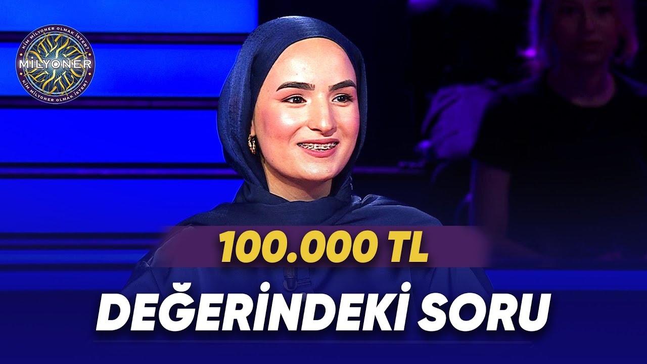 Çimen Güler 100 bin TL değerindeki soruya ne cevap verdi? - Kim Milyoner Olmak İster? 1161. Bölüm