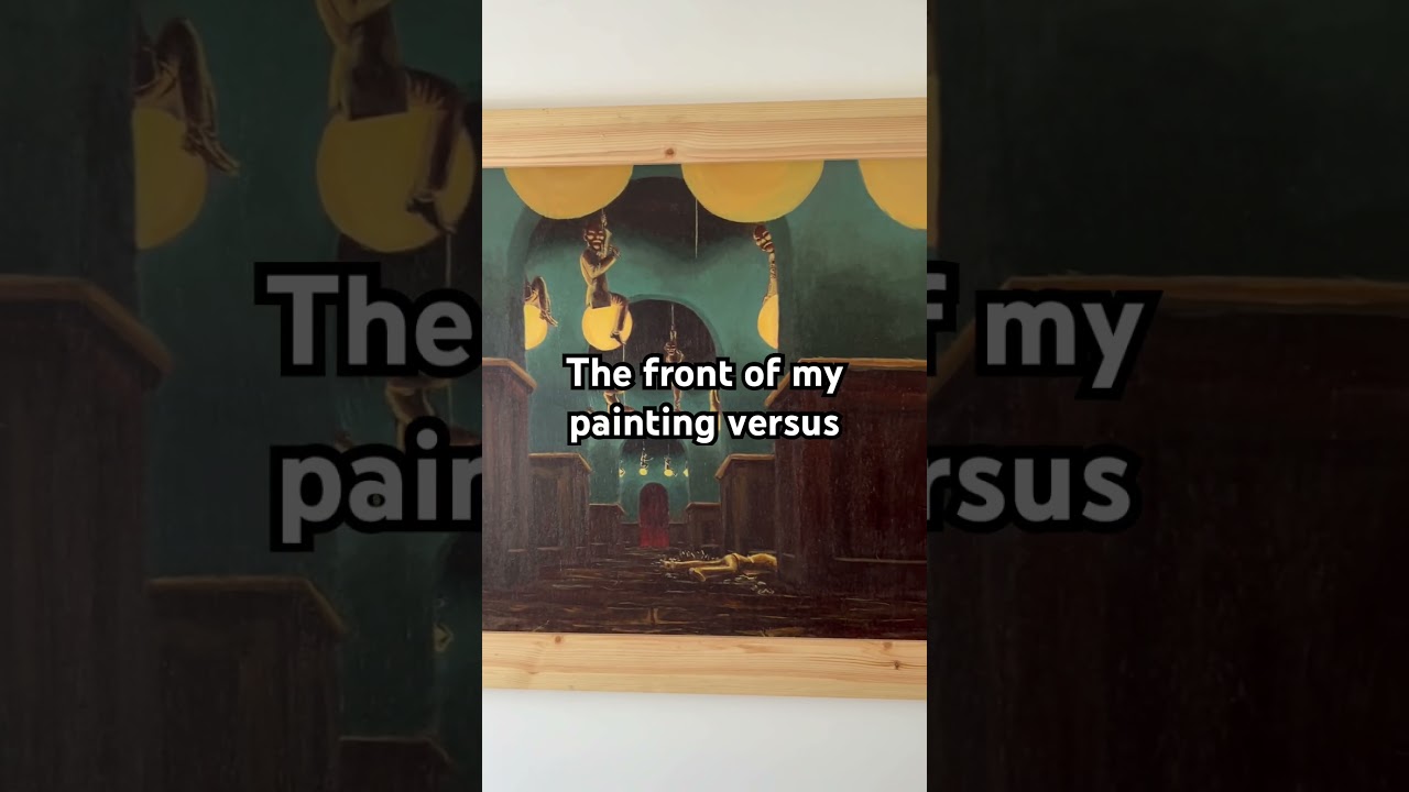 A sturdy frame at what cost 😩 #artistsoninstagram #framing #versus #diyframe #funny