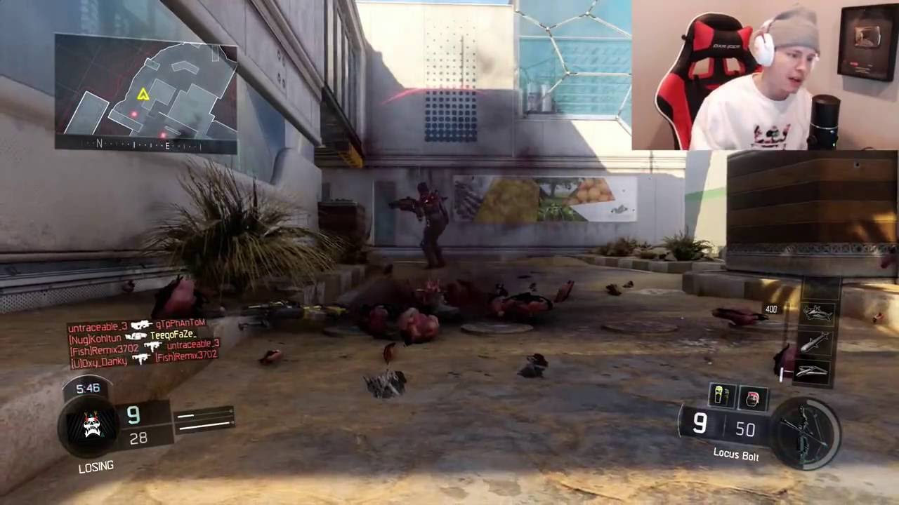 FAZE TEEQO BO3 SNIPING