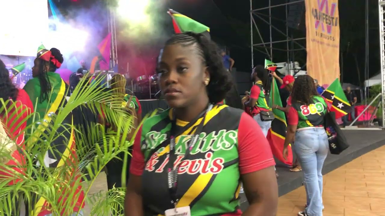 CARIFESTA XV Grand Market St. Kitts & Nevis🇰🇳Night 🇧🇧