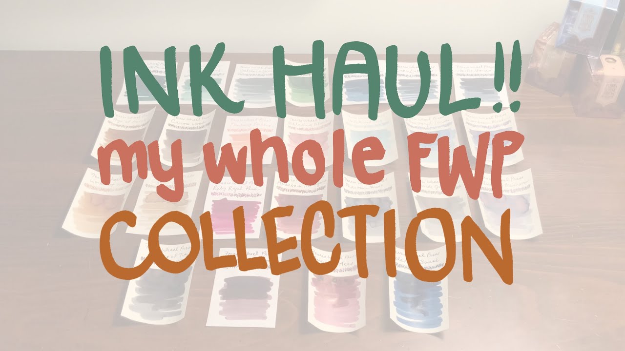 My Ferris Wheel Press Ink Collection (with swatches!) | 26 bottles in 2025