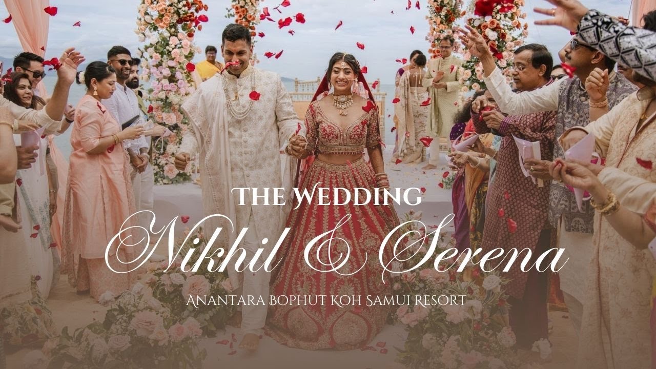 Serena & Nikhil ’s wedding day at Anantara Bophut Koh Samui Resort Thailand