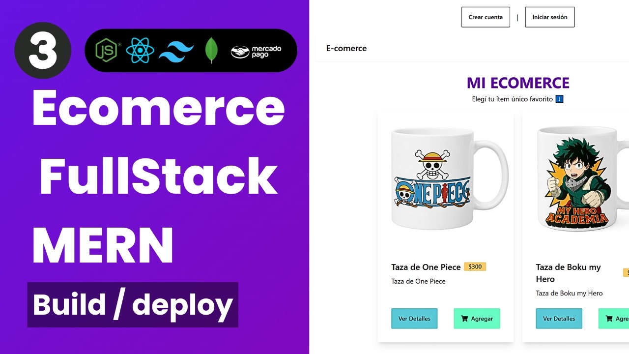 Creando Navbar | Crea E-commerce con React y Node.js Conexión a Mercado Pago (PARTE 3)