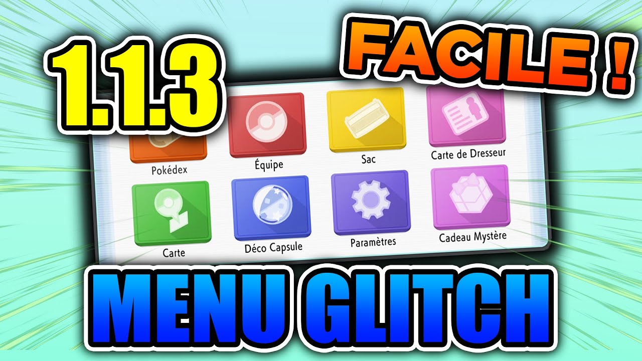 MENU GLITCH 1.1.3 FACILE !