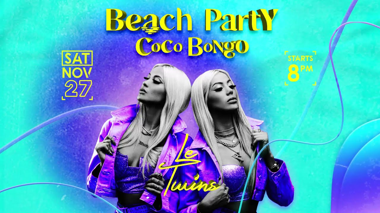 Le Twins at Beach Party Coco Bongo