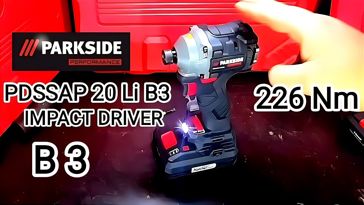 Аккумуляторный ударный шуруповерт PARKSIDE PERFORMANCE PDSSAP 20 Li B3 (2023) #parksideperformance
