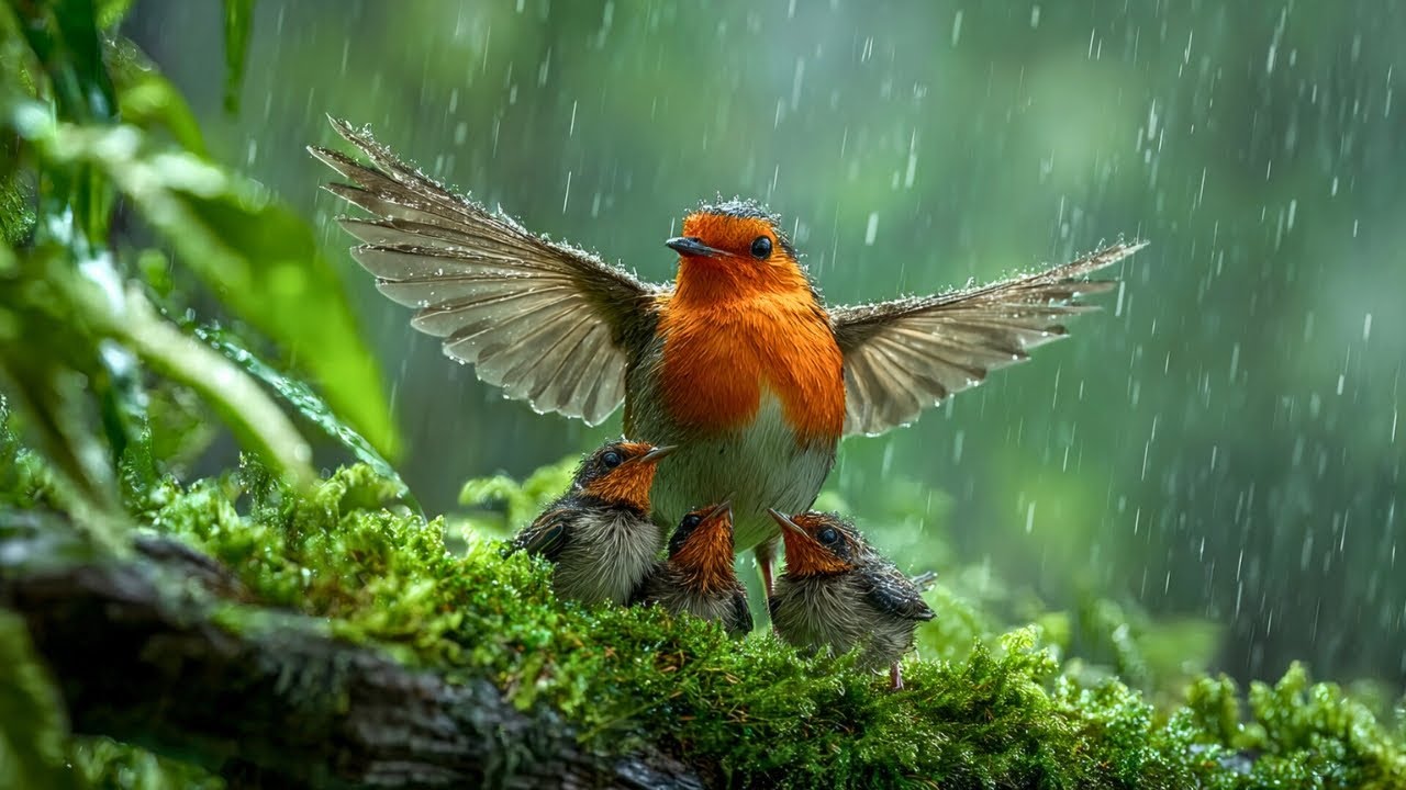 🌿 Nature Birds & Soft Piano Music - Clear Your Mind and Reduce Stress Naturally 🌸🎹✨