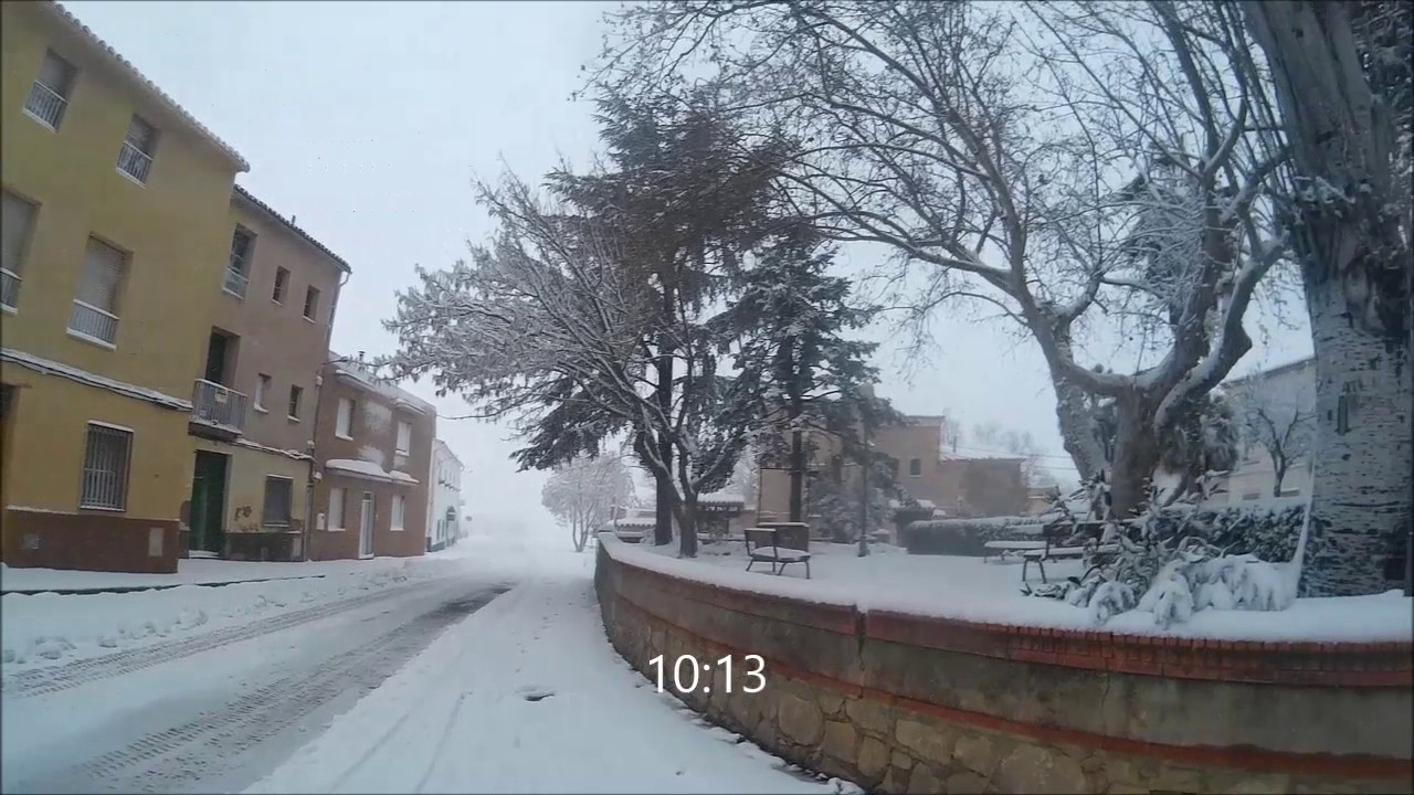 Nevada a Fontanars dels Alforins (19-01-2017)