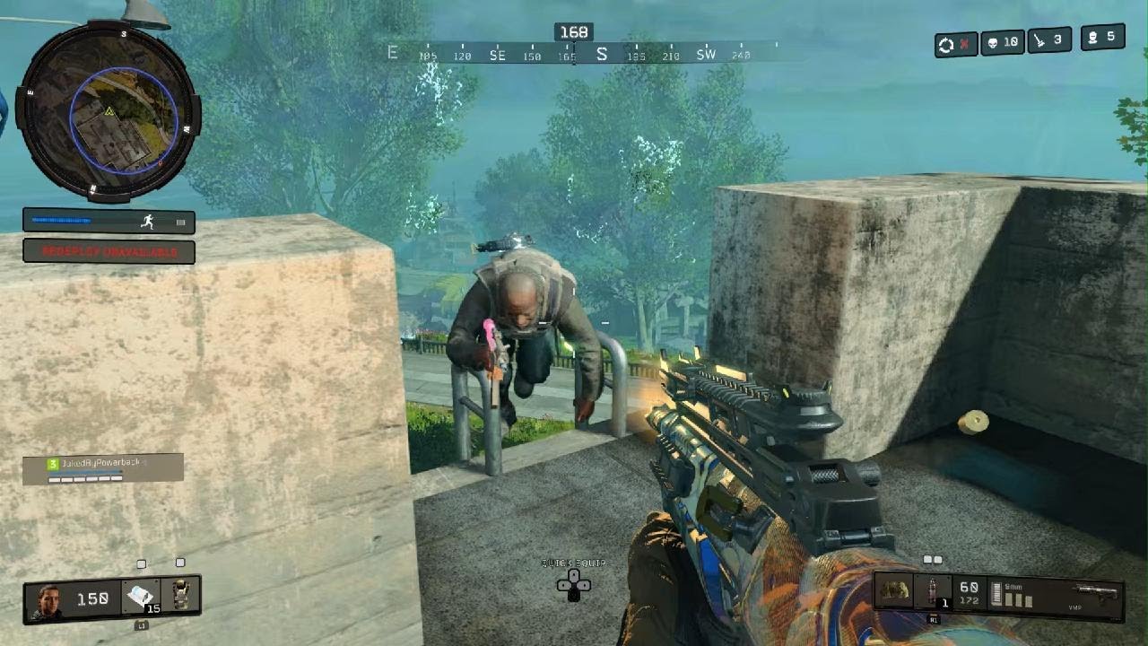 Clutch Win Holding Down Cellhouse Roof | BO4 Blackout Alcatraz