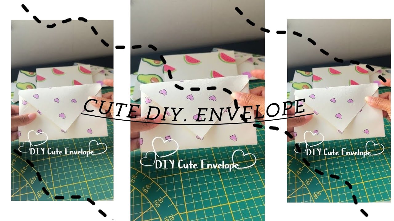 Cute diy envelope making video#craft #youtube #envelope 