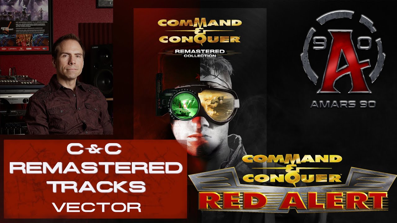 Command and Conquer Remastered Red Alert Soundtracks Vector // NEW 2020