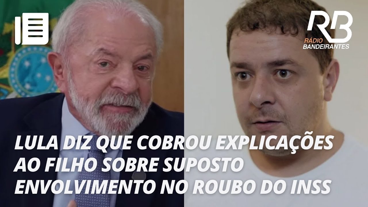 Lula relata conversa com filho sobre INSS: 
