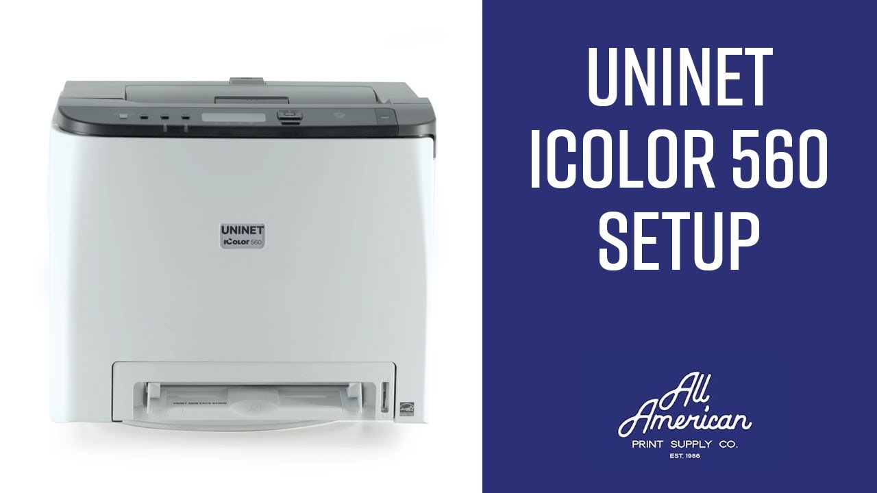Initial Setup Tutorial - UniNet iColor 560 | AA Print Supply