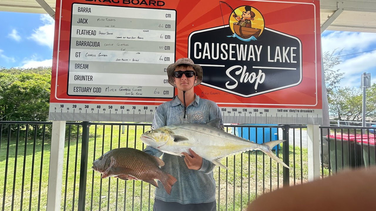 THE 5M TIDE PROVIDES FISH 🔥| Causeway Lake, Yeppoon