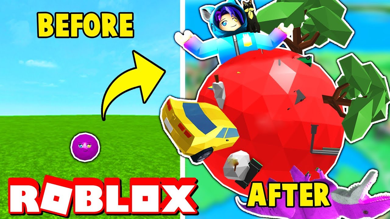 BECOMING THE BIGGEST BOULDER IN THE WORLD IN ROBLOX!