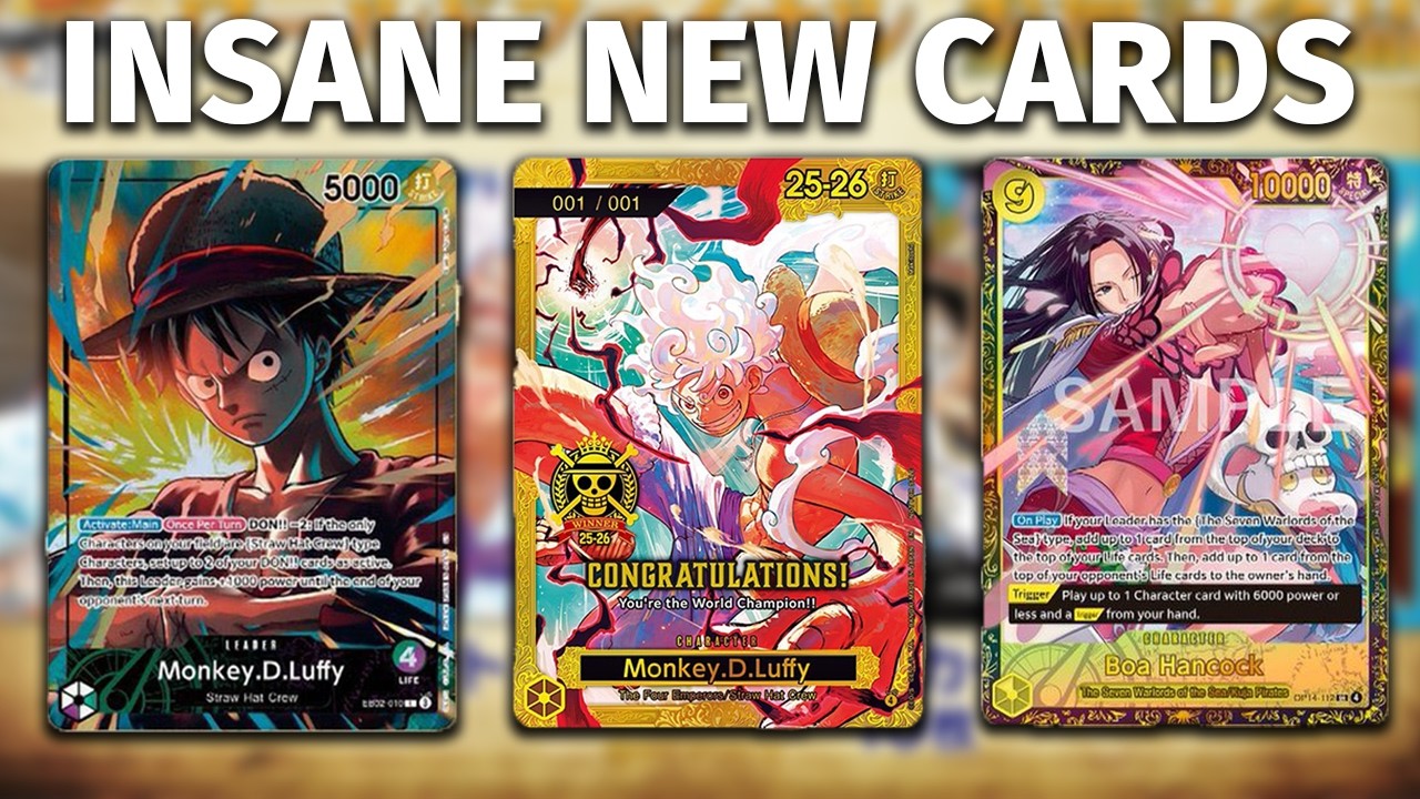 OP15 Two Mangas and SP Reveals! Boa Hancock Prize Card?! Championship Luffys!