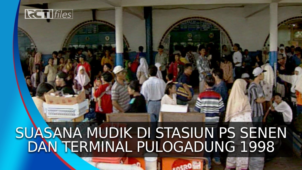 Situasi Stasiun Ps Senen dan Terminal Pulogadung Tahun 1990-an