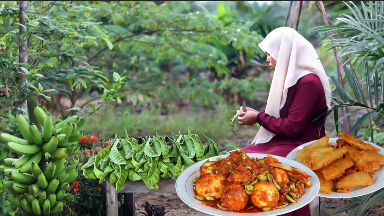 Balado pete yang satu ini Enaknya Poll, Suami sampai nambah berkali-kali, bakwan tempe 