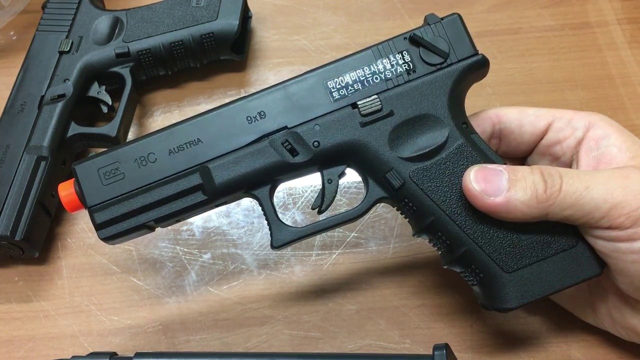 [황스TV]  토이스타  글록 18C   GLOCK18C BB GUN AIRSOF