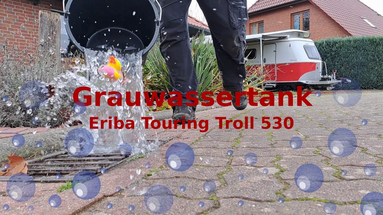 Grauwassertank im  Eriba Touring Troll 530