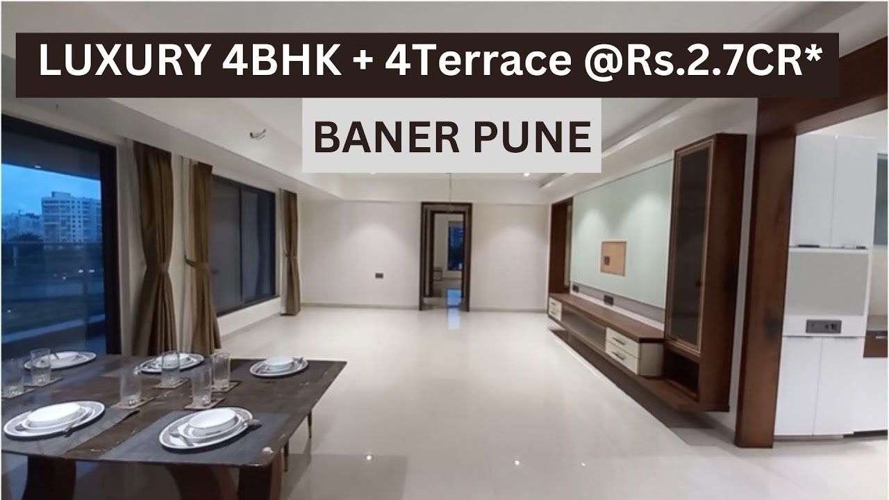 Ready 4Bhk+ 4Terrace Luxurious flats in Baner Pune | M: +918100293325 | MG GLOBAL PUNE | Near DMART