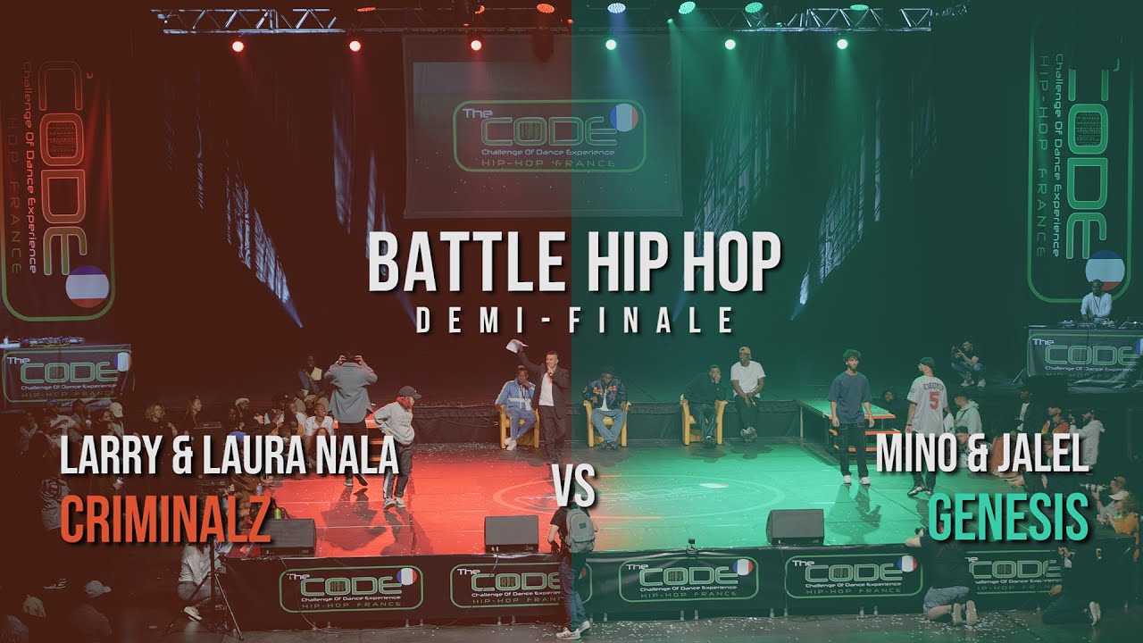 BATTLE HIP HOP [Demi-finale] - LARRY LES TWINS & LAURA NALA (Criminalz) vs GENESIS - The CODE 2022