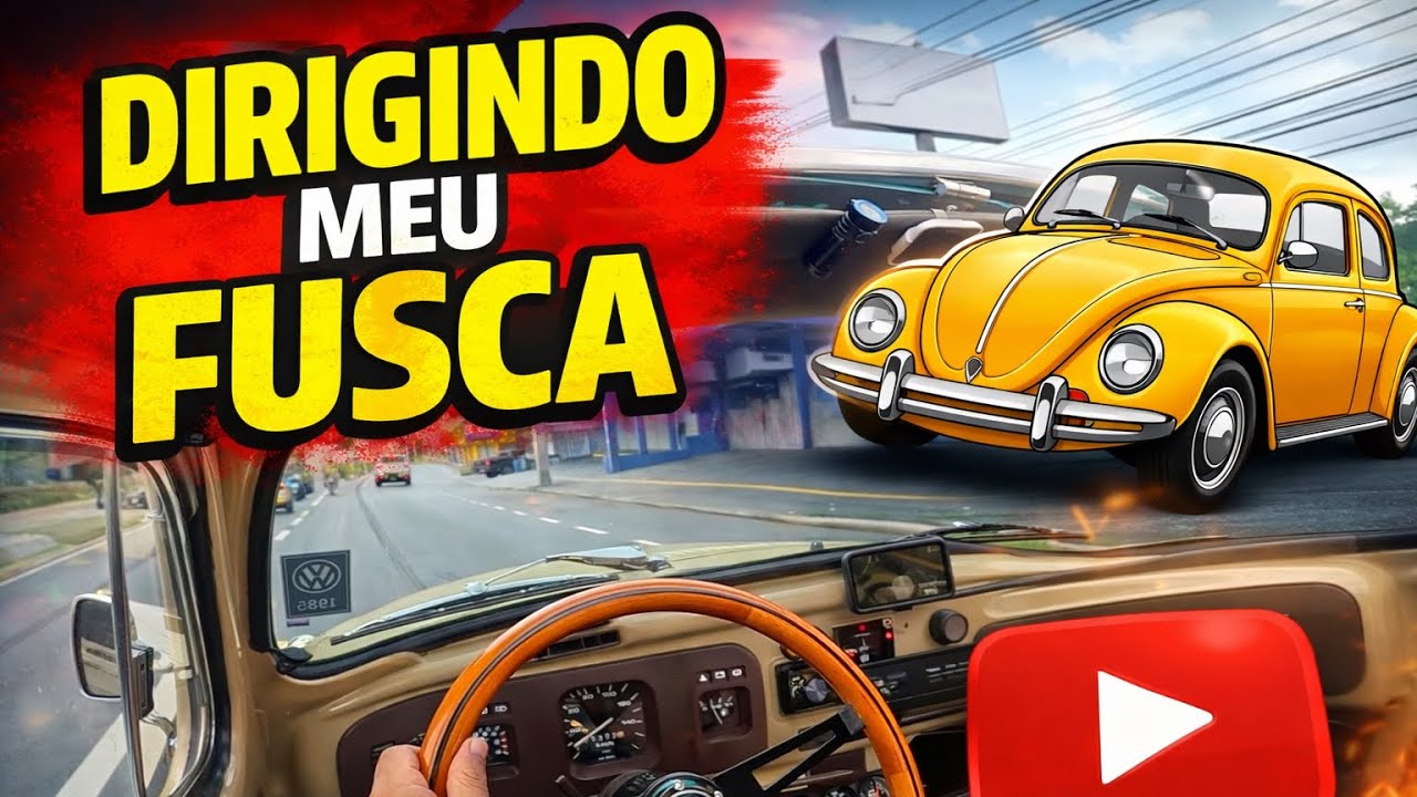 Rolê de Fusca | Barulho e Estrada | Fusca Dona Tita 85