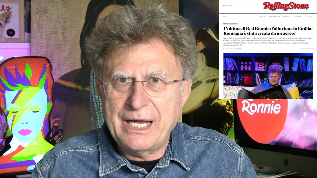 Red Ronnie, bufera per aver chiesto di aereo su zone alluvionate. Ma le domande erano altre