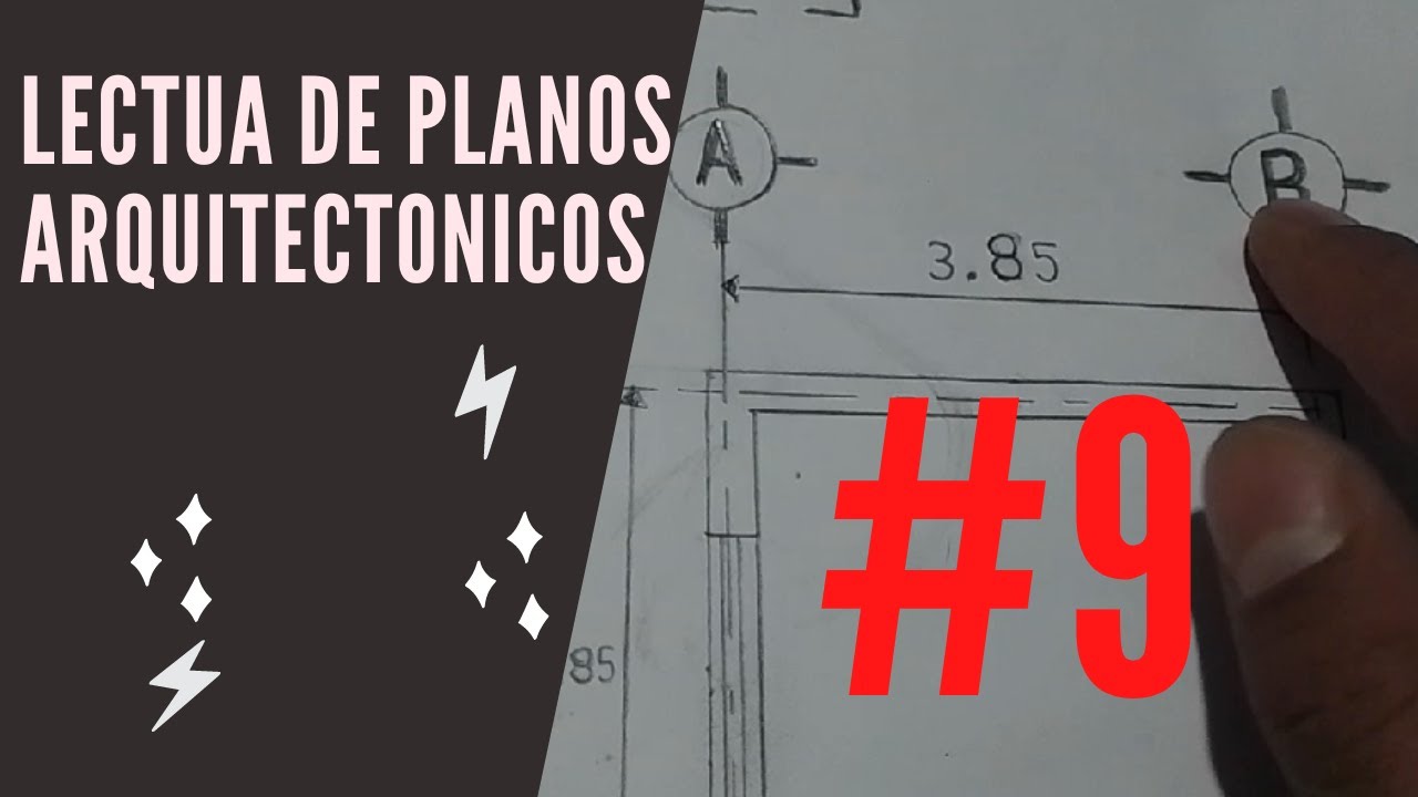 Lectua de planos arquitectonicos / muros, puertas, ventanas y ejes- Criterios constructivos #9