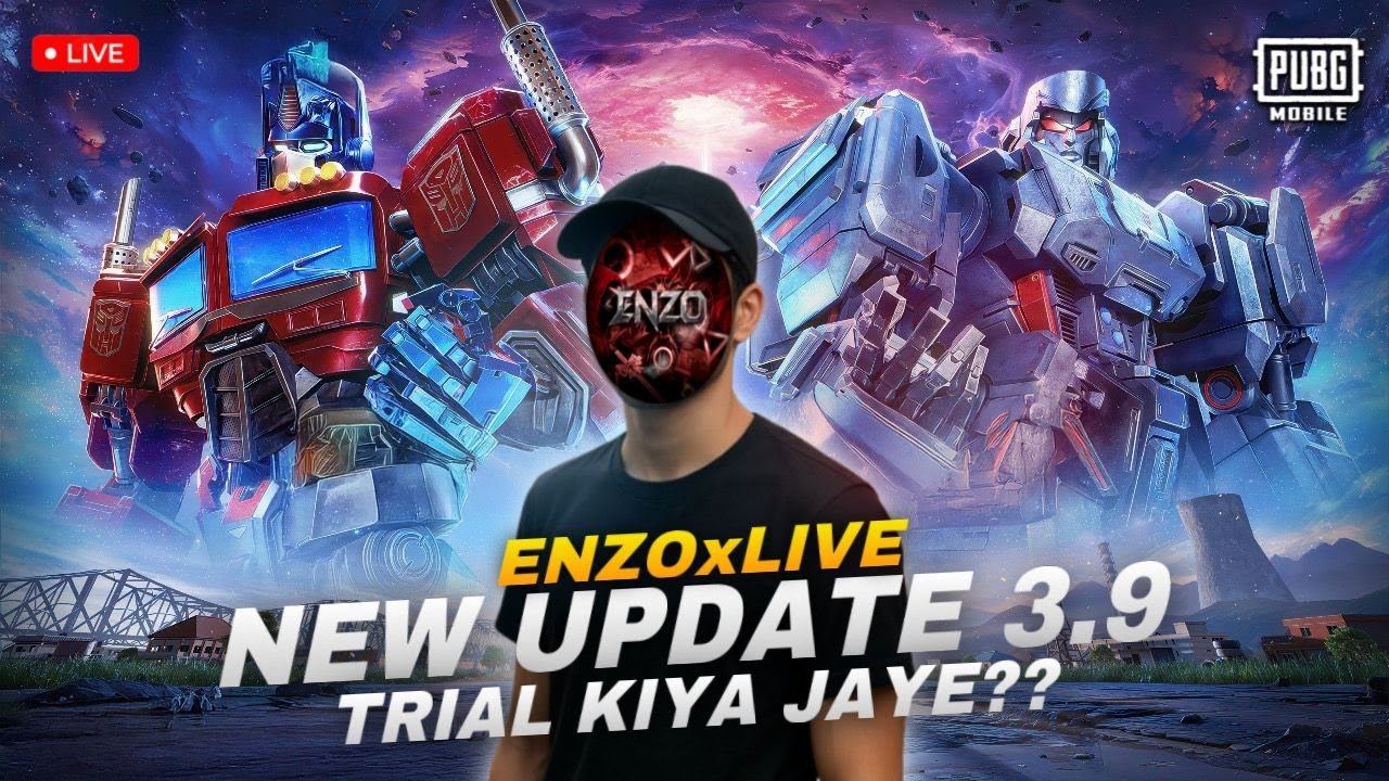 COMPLETING NEW OPTIMUS PRIME TRIAL | PUBGM 3.9 ENZOxLIVE