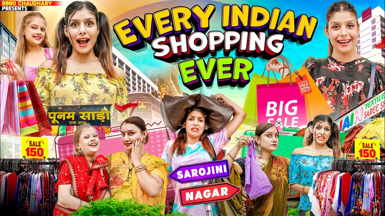 Girls and Shopping ||Types of people at garment shop || Rinki Chaudhary
