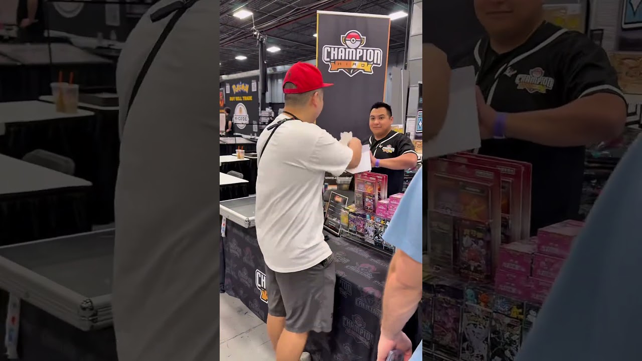 How to get free pokemon cards at a card show #pokemoncards #pokemon #cardshow