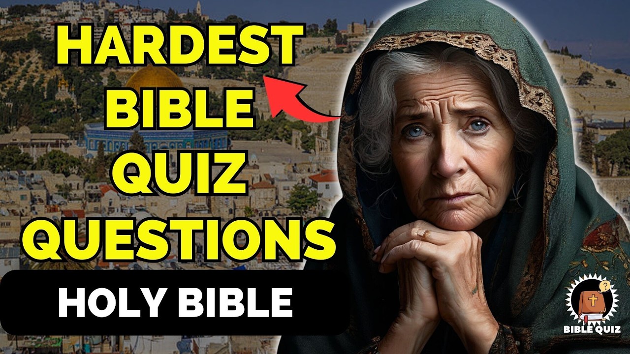 HOLY BIBLE QUIZ - 15 BIBLE QUESTIONS TO TEST YOUR BIBLE KNOWLEDGE - Bible Quiz