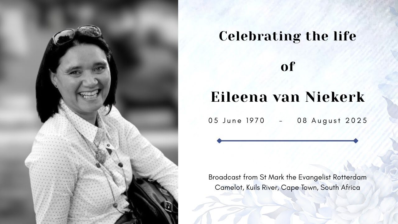 Celebrating the life of Eileena van Niekerk - Saturday, 16 August 2025 at 8AM