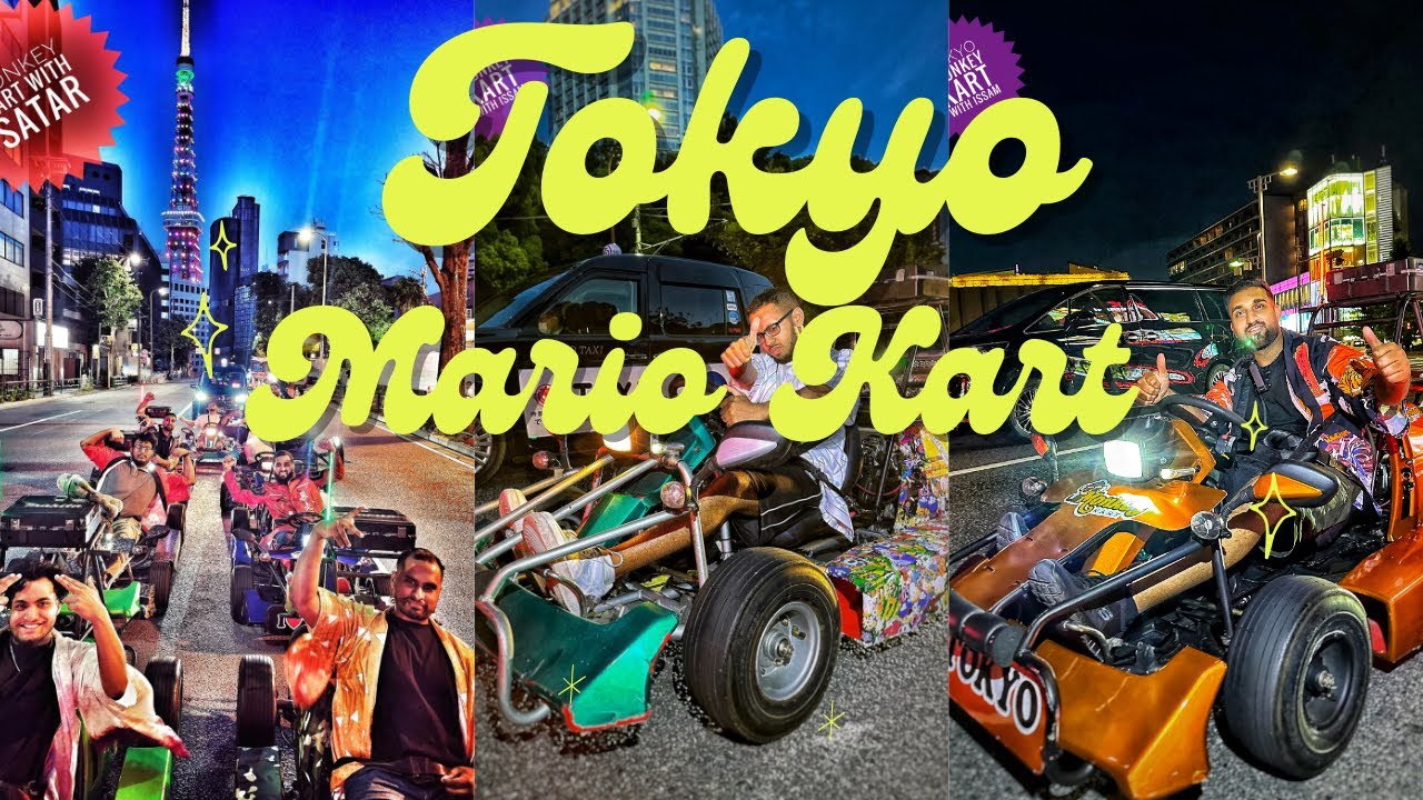 Go Karting on the streets of TOKYO 🇯🇵 | Street Kart | Monkey Kart | Shibuya 