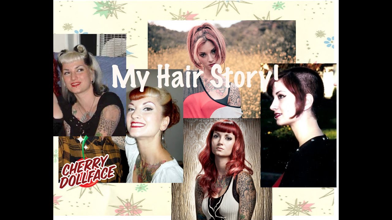My Vintage Hair Story- Hair Evolution over 20 years by CHERRY DOLLFACE