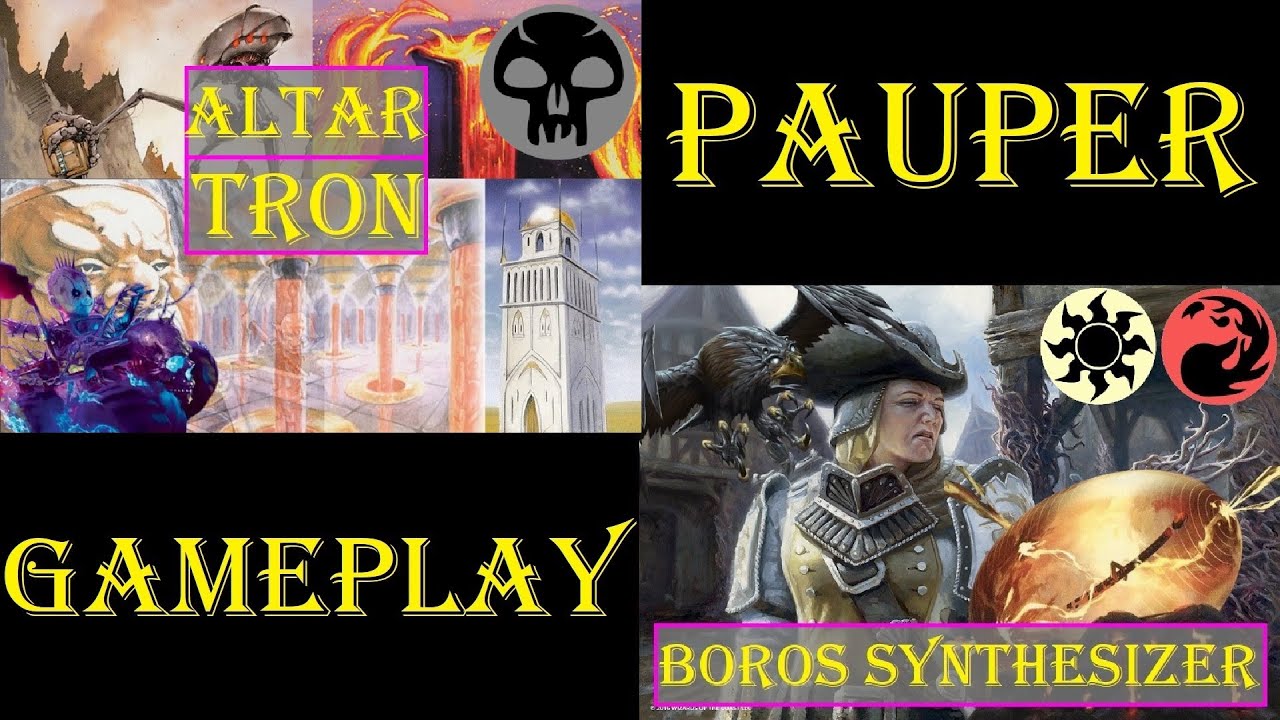 Altar Tron Vs Boros Synthesizer [PAUPER] | Gameplay Ao Vivo 