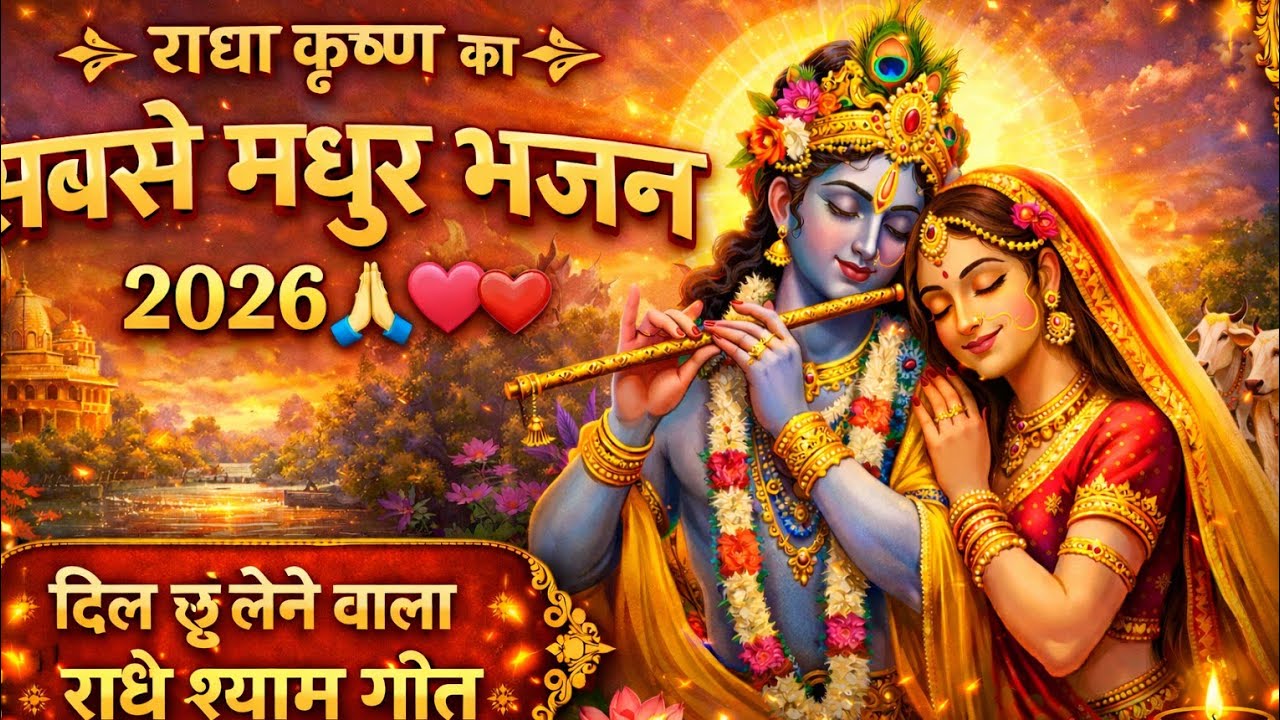 राधा कृष्ण का सबसे मधुर भजन 2026🙏💖 | दिल को छू लेने वाला राधे श्याम भक्ति गीत | Radha Krishna Bhajan